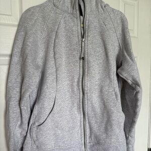 Lululemon scuba size 16 light grey